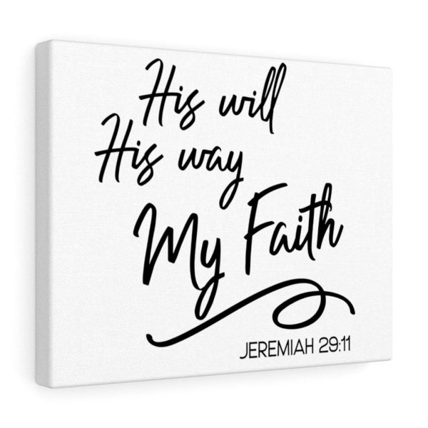 Scripture Canvas Way My Faith Jeremiah 29:11 Christian Bible Verse Meaningful Framed Prints, Canvas Paintings - Image 4