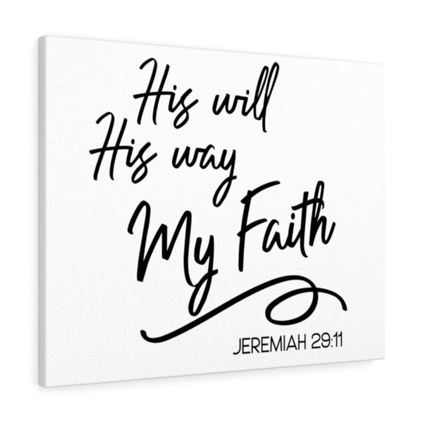 Scripture Canvas Way My Faith Jeremiah 29:11 Christian Bible Verse Meaningful Framed Prints, Canvas Paintings - Image 2