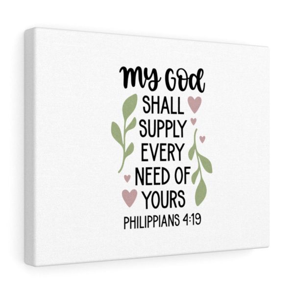 Scripture Canvas Supply Every Need Philippians 4:19 Christian Bible Verse Meaningful Framed Prints, Canvas Paintings - Image 3