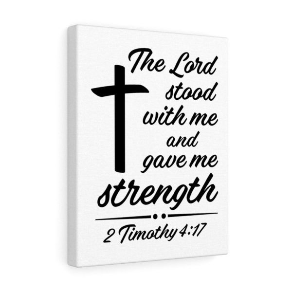 Scripture Canvas Lord Stood With Me 2 Timothy 4:17 Christian Bible Verse Meaningful Framed Prints, Canvas Paintings - Image 3