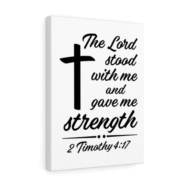 Scripture Canvas Lord Stood With Me 2 Timothy 4:17 Christian Bible Verse Meaningful Framed Prints, Canvas Paintings - Image 6