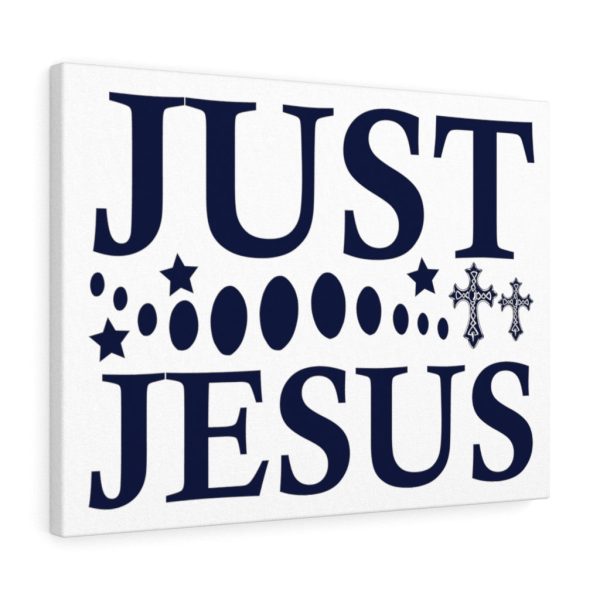 Scripture Canvas Just Jesus Christian Meaningful Framed Prints, Canvas Paintings - Image 7