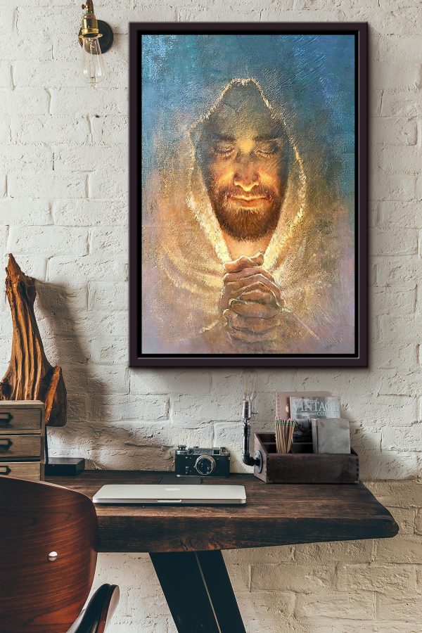 Jesus Christian Portrait Christian Believer Catholic Framed Canvas Framed Prints, Canvas Paintings - Image 3