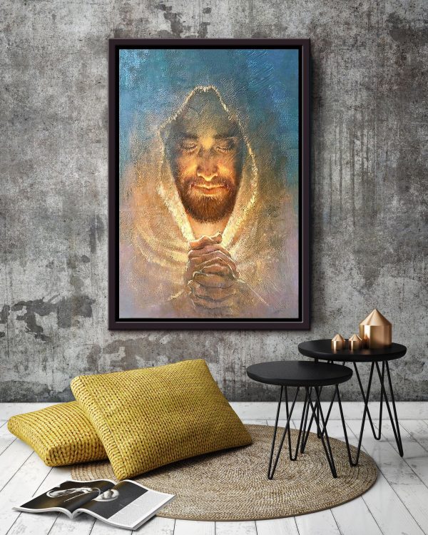 Jesus Christian Portrait Christian Believer Catholic Framed Canvas Framed Prints, Canvas Paintings - Image 4