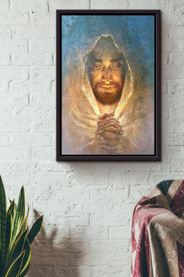 Jesus Christian Portrait Christian Believer Catholic Framed Canvas Framed Prints, Canvas Paintings - Image 2