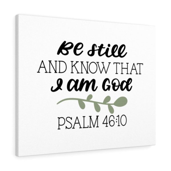 Scripture Canvas Still Psalm 46:10 Christian Bible Verse Meaningful Framed Prints, Canvas Paintings