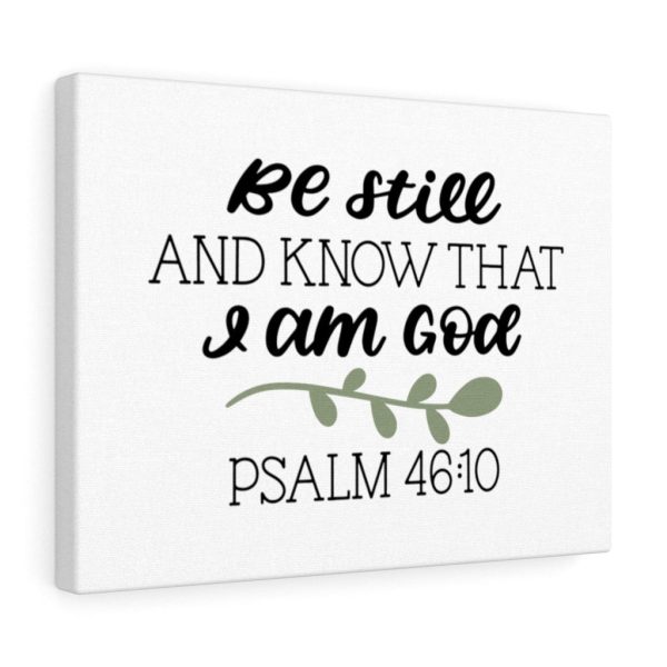 Scripture Canvas Still Psalm 46:10 Christian Bible Verse Meaningful Framed Prints, Canvas Paintings - Image 3