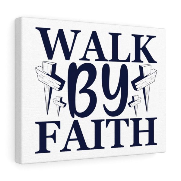 Scripture Canvas Walk By Faith Christian Meaningful Framed Prints, Canvas Paintings - Image 3