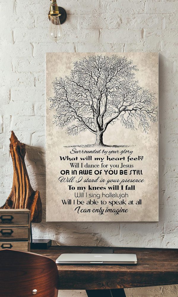 I Can Only Imagine Lyrics Dark Tree For Mercyme Fan Canvas Gallery Painting Wrapped Canvas Framed Prints, Canvas Paintings - Image 2