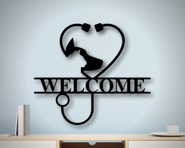 Personalized Metal Animal Clinic Sign, Metal Animal Care Sign, Custom - Image 2