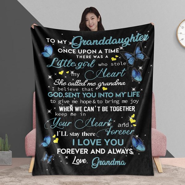 Personalized Blanket - To My Daughter/Granddaughter - I Hugged This Bl - Image 4