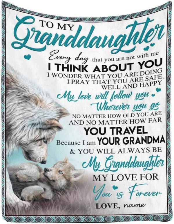 Personalized Blanket - To My Daughter/Granddaughter - I Hugged This Bl - Image 5