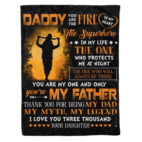 Fleece Blanket You Are My One And Only Giving Daddy - Image 2