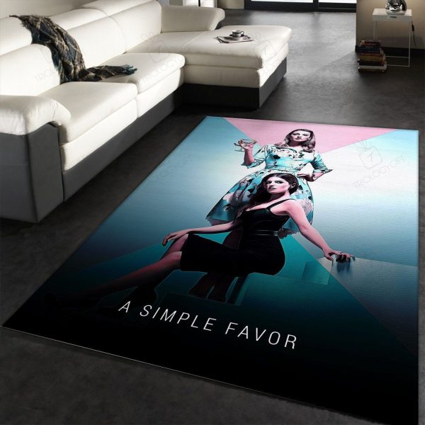 A Simple Favor Rug Movie Rug Us Gift Decor Area Rugs For Living Room Rectangle Rug Bedroom Rugs Carpet Flooring Gift RS132681|Rosabella Print