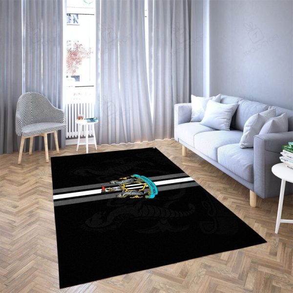 Newcastle United Football Club Doormat 20 Rectangle Area Rugs Carpet For Living Room, Bedroom, Kitchen Rugs, Non-Slip Carpet Rp123134 Print