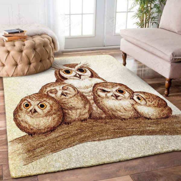 Owl Rectangle Area Rugs Carpet For Living Room, Bedroom, Kitchen Rugs, Non-Slip Carpet Rp123745 Print